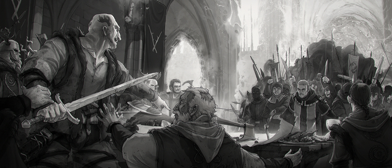 Illustration for article titled The Beautiful Sketches Behind The Witcher 3's Ending